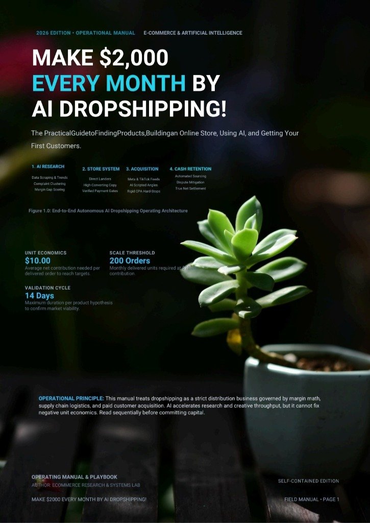 AI Dropshipping Manual